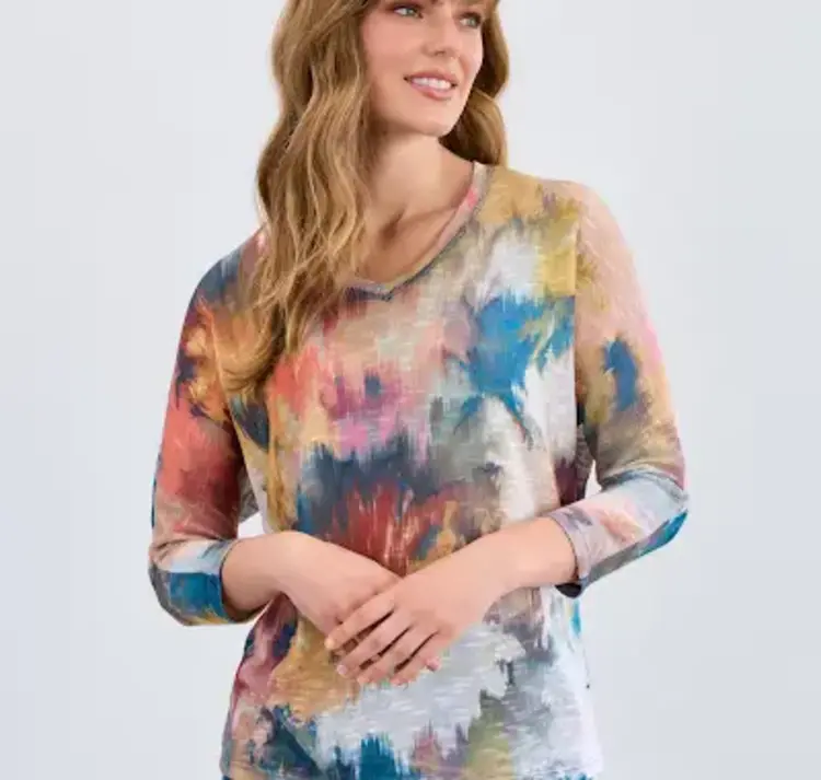 French Dressing Jeans French Dressing Jeans 3705955 Dolman V-Neck Top