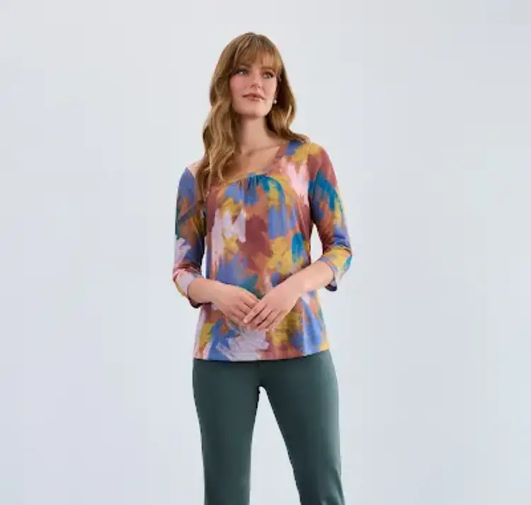 French Dressing Jeans French Dressing Jeans 3263451 Scoop Neck Top