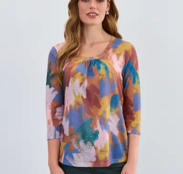 French Dressing Jeans French Dressing Jeans 3263451 Scoop Neck Top