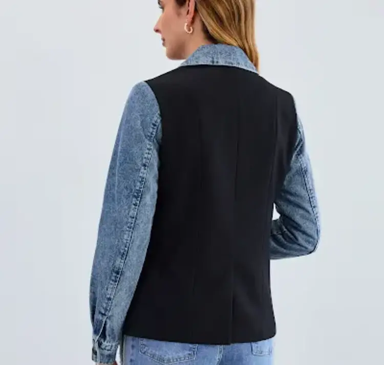 French Dressing Jeans French Dressing Jeans 1541307 Mixed Media Blazer