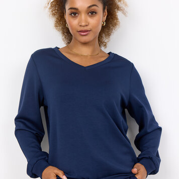 Soya Concept Soya Concept Banu 194 V-Neck long Sleeve Top