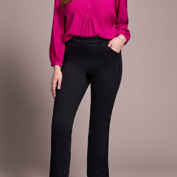 Tribal Tribal Pull On Ankle Pant W/Side Leg Tape DTL 2305O