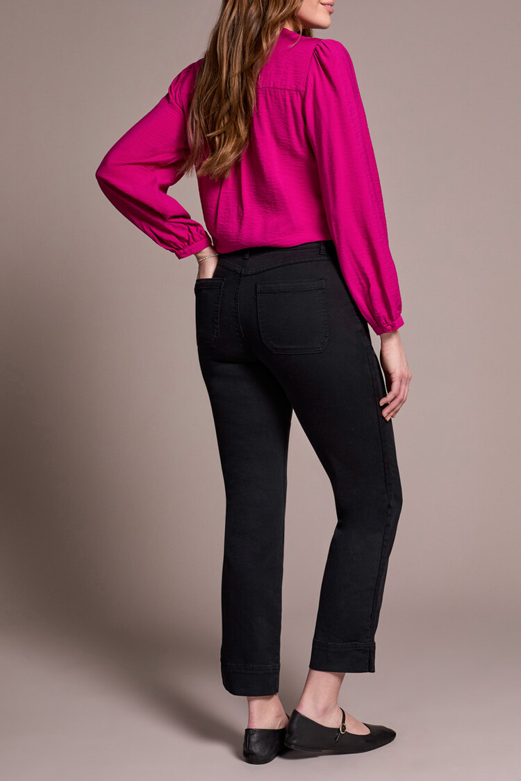 Tribal Tribal Pull On Ankle Pant W/Side Leg Tape DTL 2305O