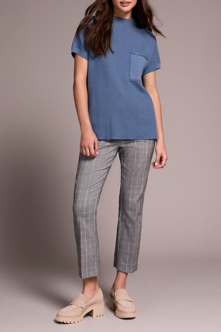 Tribal Tribal S/S Dolman Sweater W/Pockets 2277O