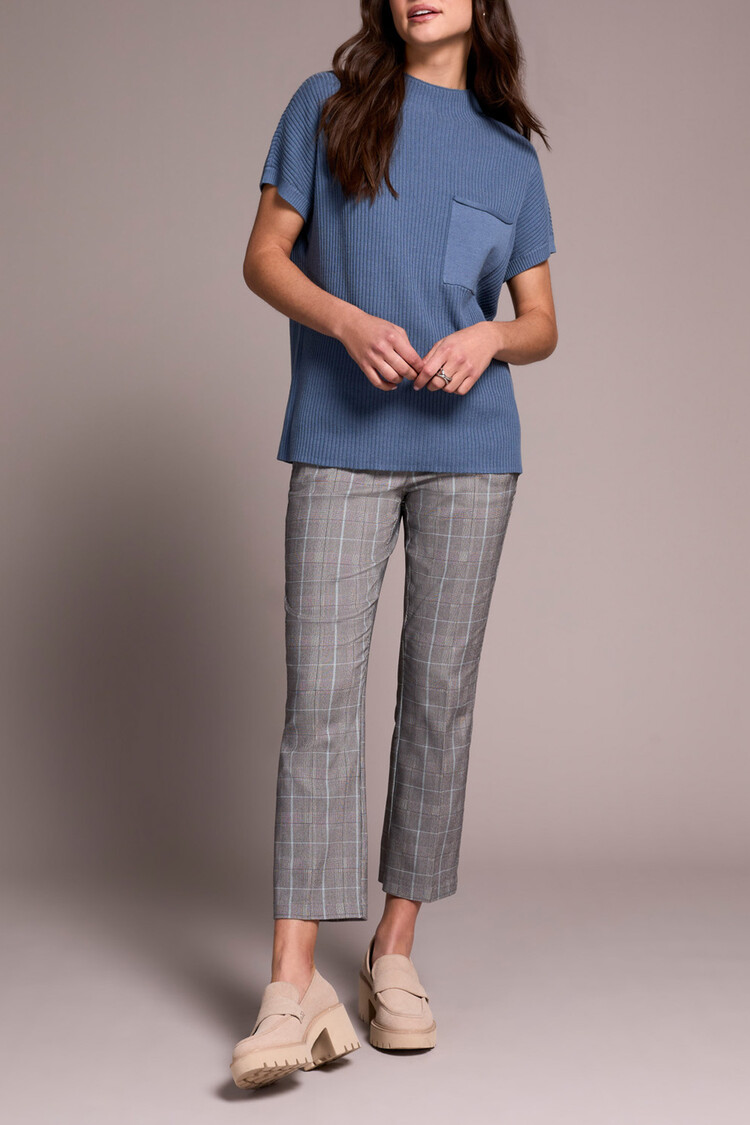 Tribal Tribal S/S Dolman Sweater W/Pockets 2277O