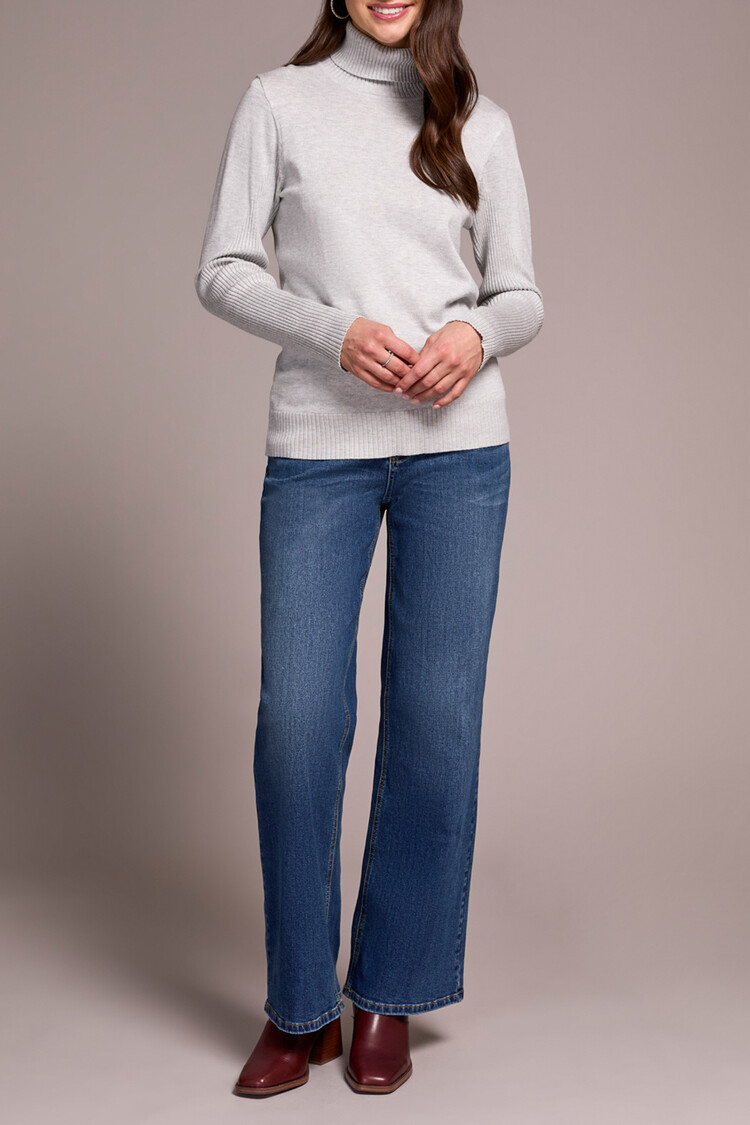 Tribal Tribal L/S Turtleneck Sweater 2292O