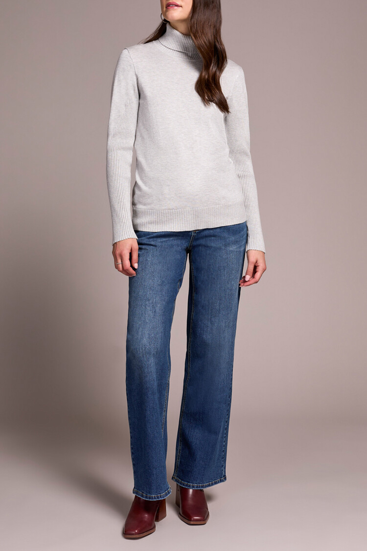 Tribal Tribal L/S Turtleneck Sweater 2292O