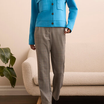 Tribal Tribal L/S Sweater Cardigan W/Collar & Pockets 1930O