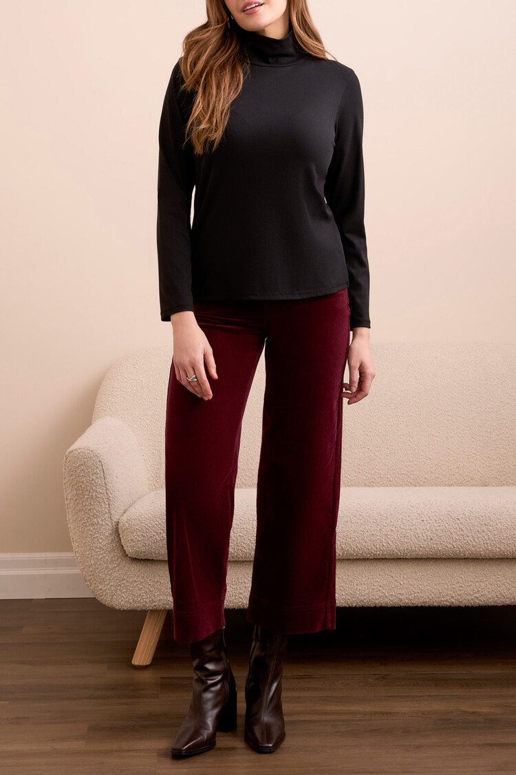 Tribal Tribal L/S Turtle Neck Top 2283O