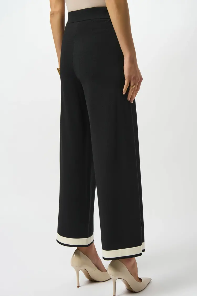 Joseph Ribkoff Joseph Ribkoff Sweater Knit Colour Block Culotte Pants 253910