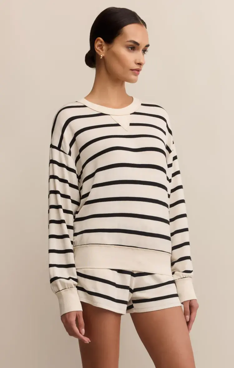ZSUPPLY Z Supply Stand Out Striped Sweatshirt ZT253228