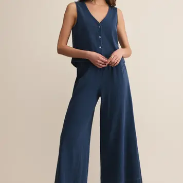 ZSUPPLY Z Supply Solace Jersey Denim Top ZT253830