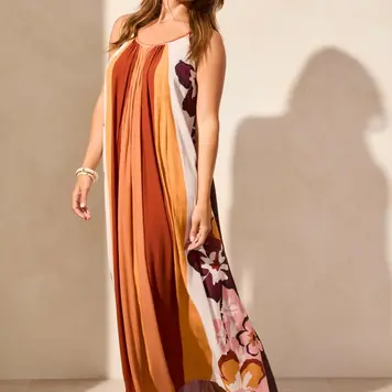 Tribal Tribal 927O Sleeveless Maxi Dress