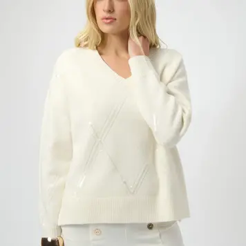 Joseph Ribkoff Joseph Ribkoff 254949 Pullover Sweater w/ Sequins