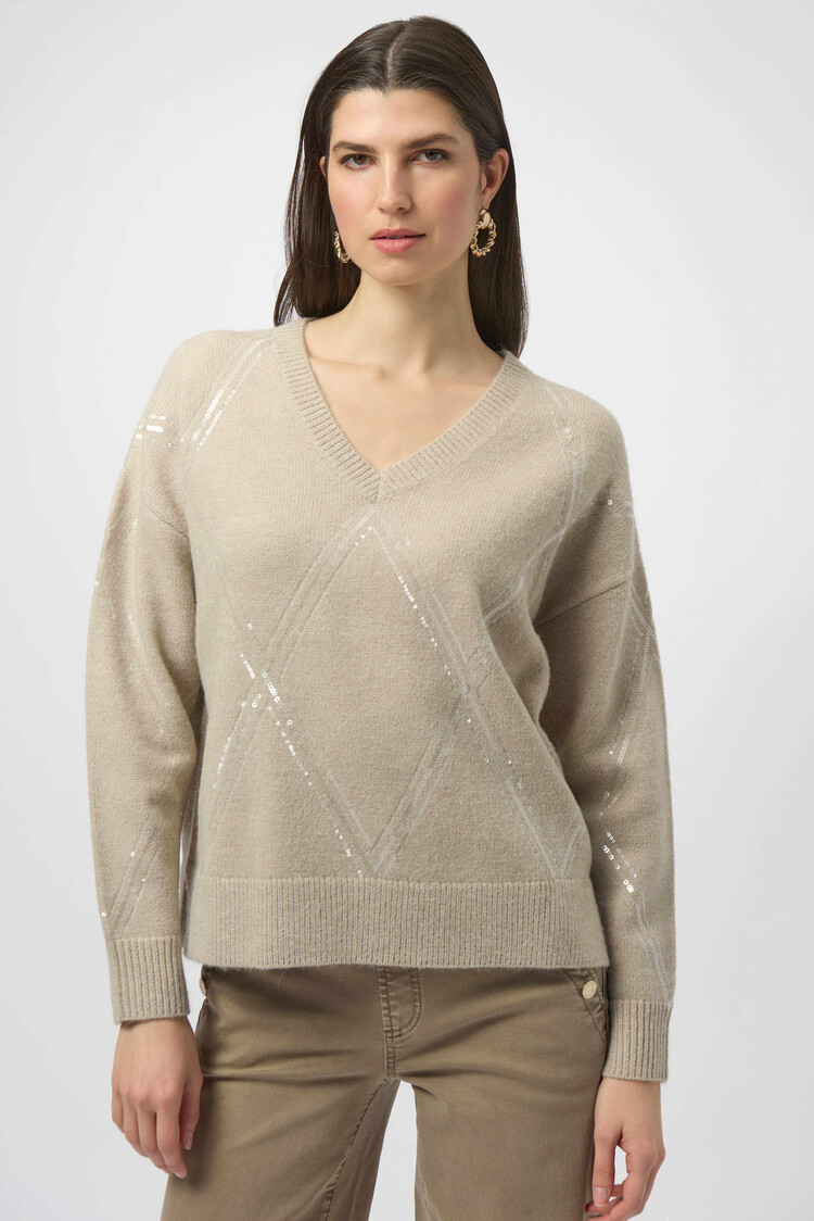 Joseph Ribkoff Joseph Ribkoff 254949 Pullover Sweater w/ Sequins