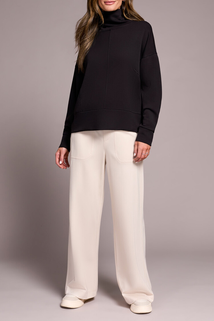 Tribal Tribal Long Sleeve Funnel Neck Top 2275O