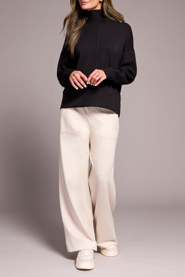 Tribal Tribal Long Sleeve Funnel Neck Top 2275O