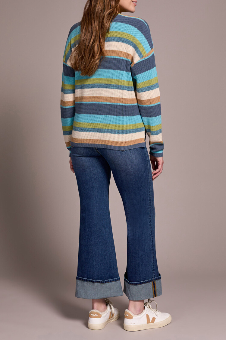 Tribal Tribal Long Sleeve U Neck Sweater 2254O