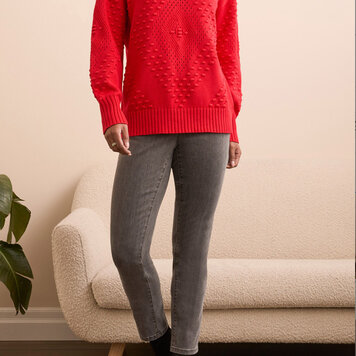 Caracol Tribal Long Sleeve Crew Neck Sweater 2299O