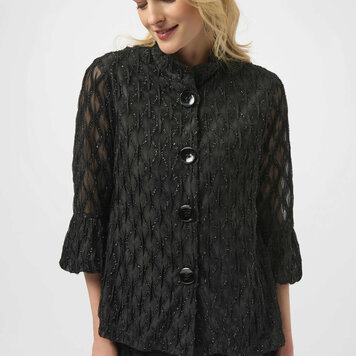 Joseph Ribkoff Joseph Ribkoff Lurex Cascade Trapeze Jacket 254073