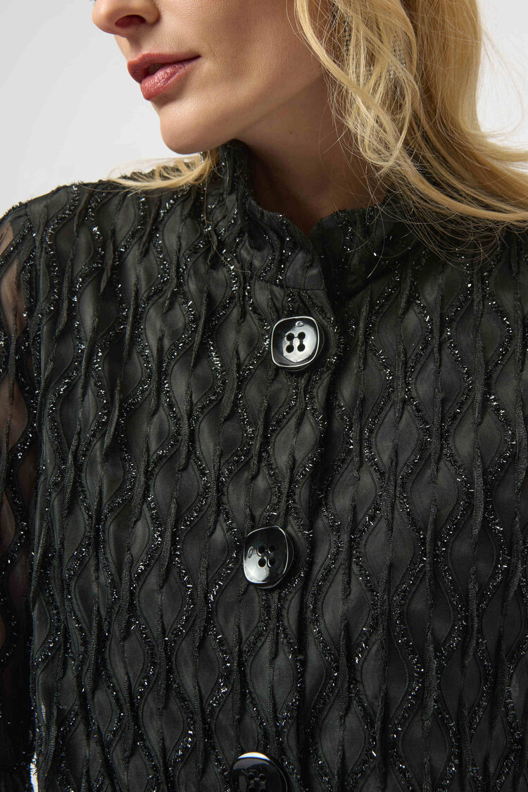 Joseph Ribkoff Joseph Ribkoff Lurex Cascade Trapeze Jacket 254073