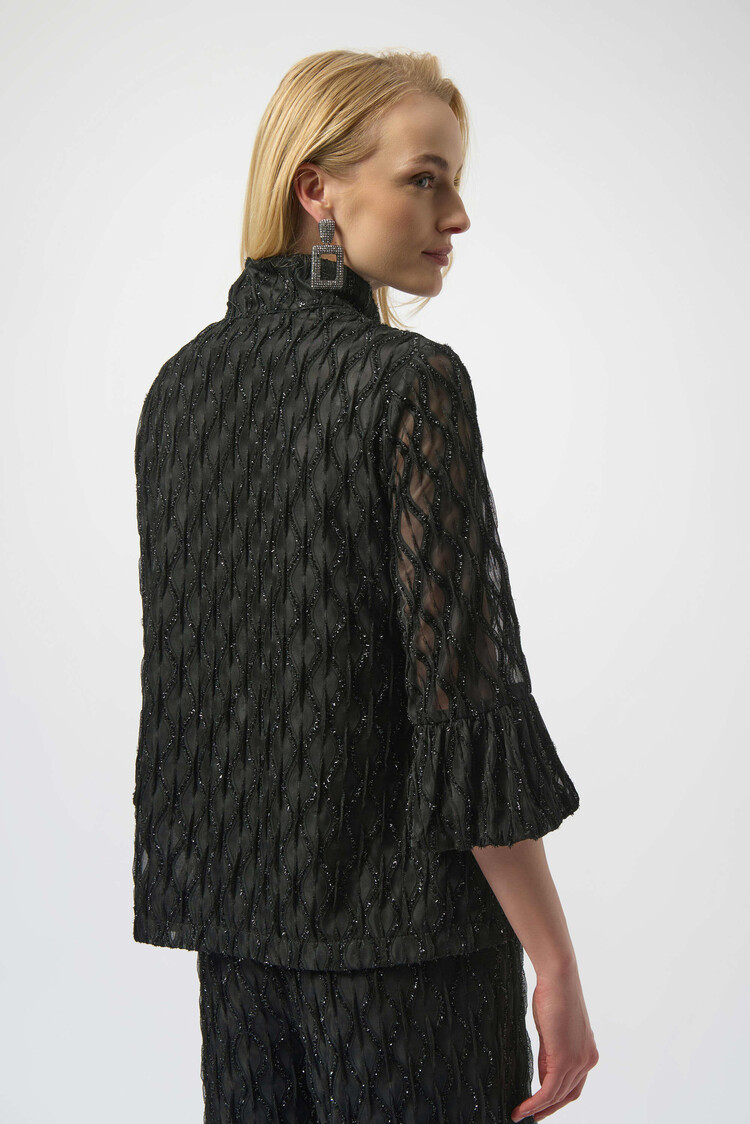 Joseph Ribkoff Joseph Ribkoff Lurex Cascade Trapeze Jacket 254073