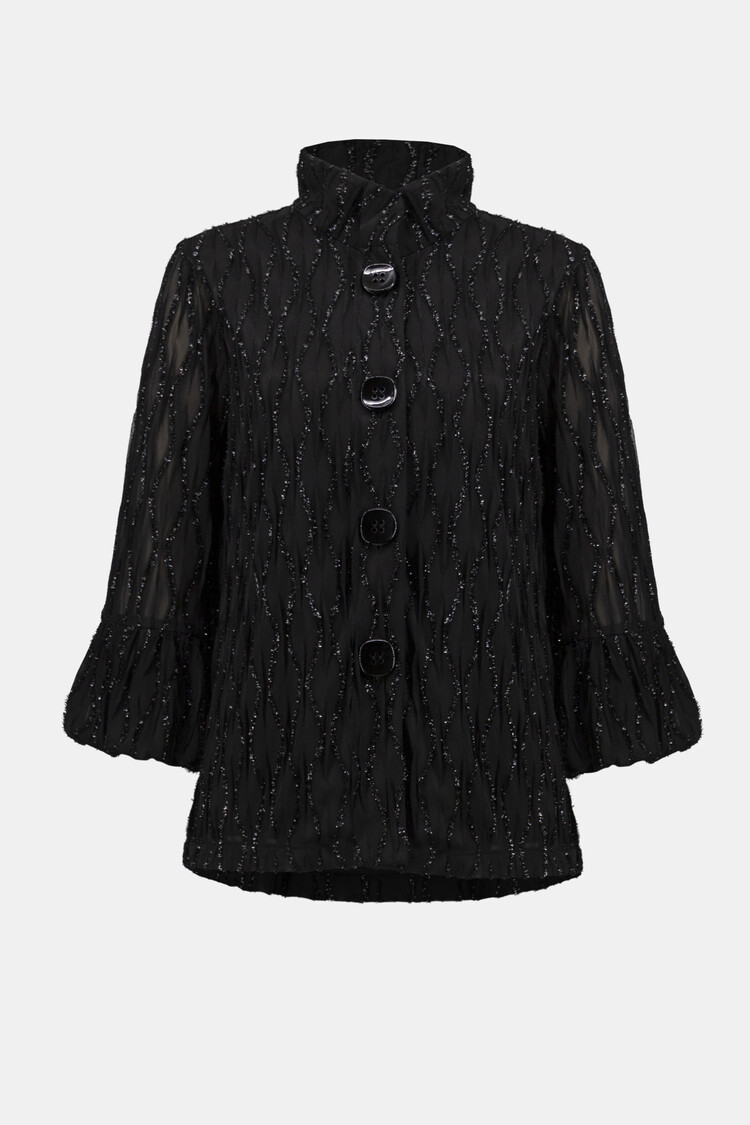 Joseph Ribkoff Joseph Ribkoff Lurex Cascade Trapeze Jacket 254073