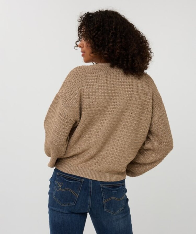 Esqualo Esqualo Oversized Lurex Sweater F2507509