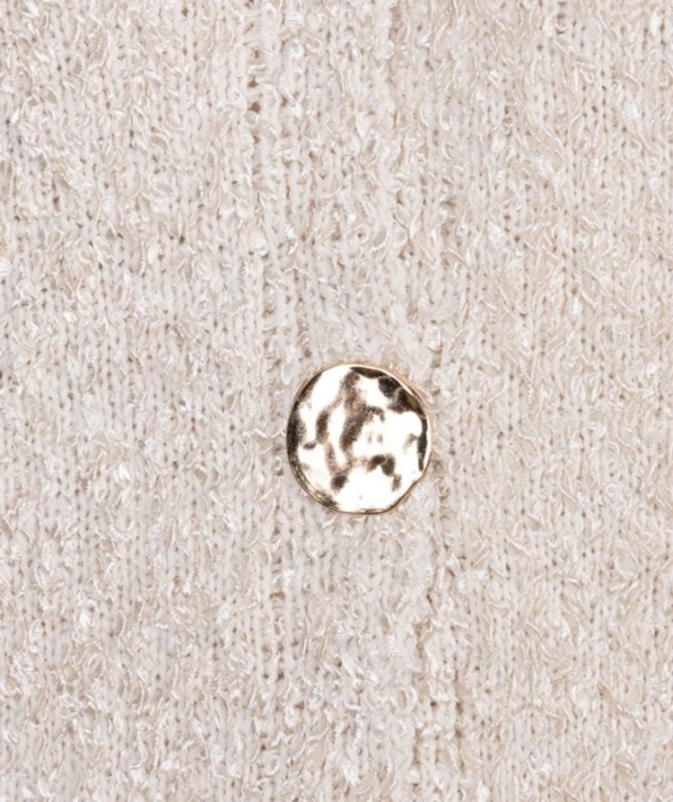 Esqualo Esqualo Long Sleeve Cardigan W/ Fancy Button Detail F2502538