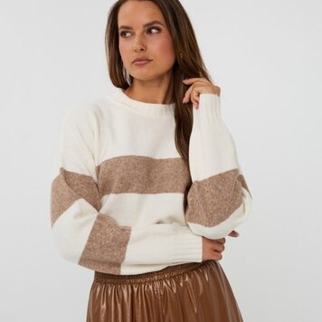 Esqualo Esqualo Striped Melange Sweater F2527524