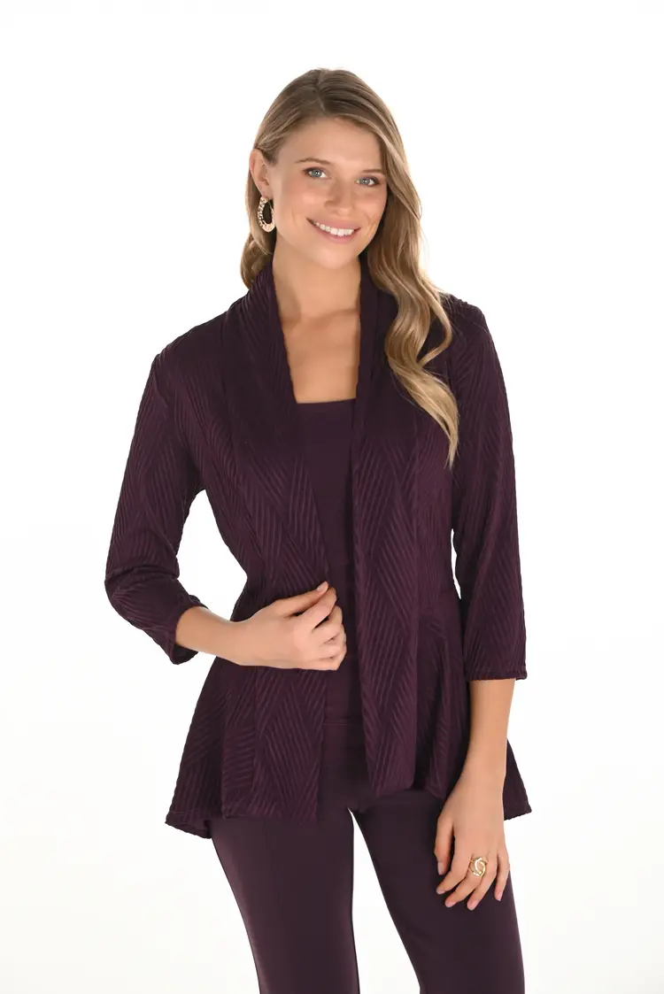 Frank Lyman Frank Lyman Knit Throw Over 253249