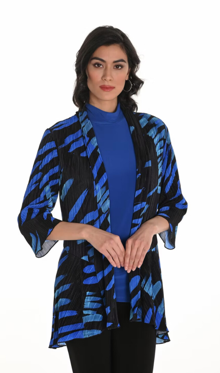 Frank Lyman Frank Lyman Long Sleeve Knit Throw Over 253328
