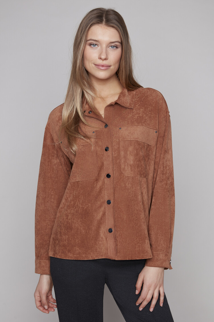 Carre Noir Carré Noir Faux Suede Jacket 8137