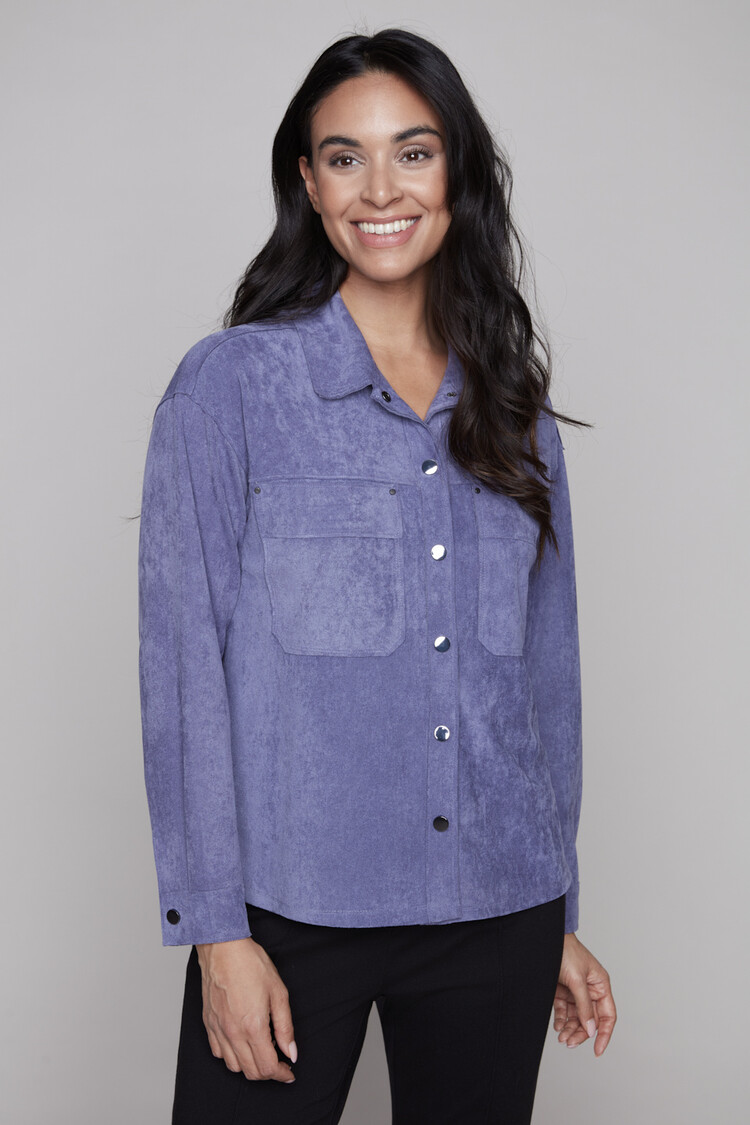 Carre Noir Carré Noir Faux Suede Jacket 8137