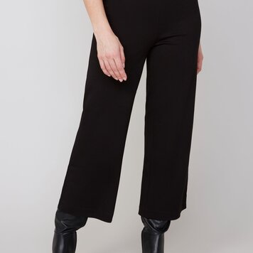 Renuar Renuar Knit Pull On Wide Leg Pant R8122