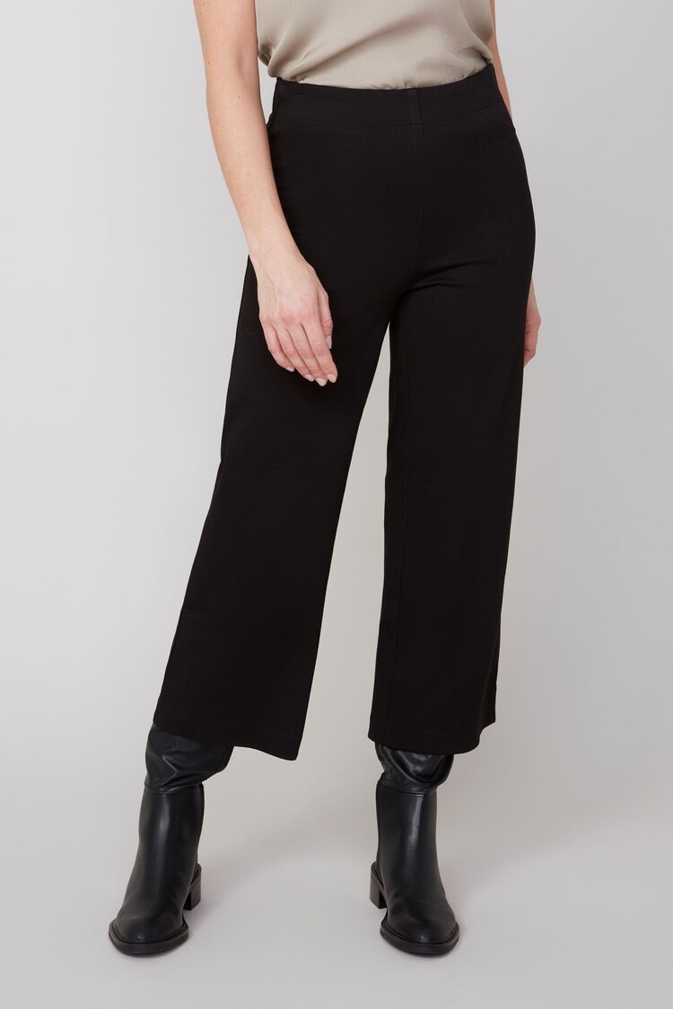 Renuar Renuar Knit Pull On Wide Leg Pant R8122