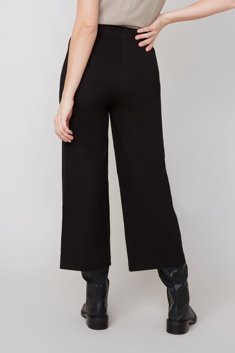 Renuar Renuar Knit Pull On Wide Leg Pant R8122