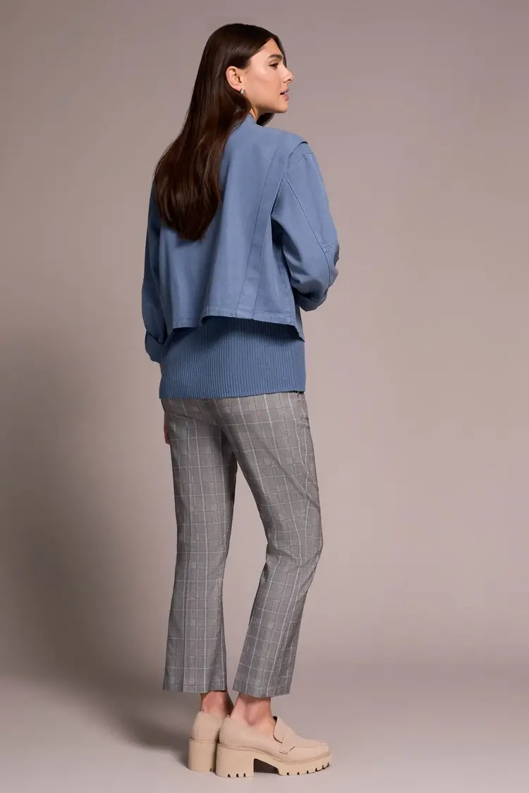 Tribal Tribal Long Sleeve Zip Front Jacket W/ Double Pockets 2385O