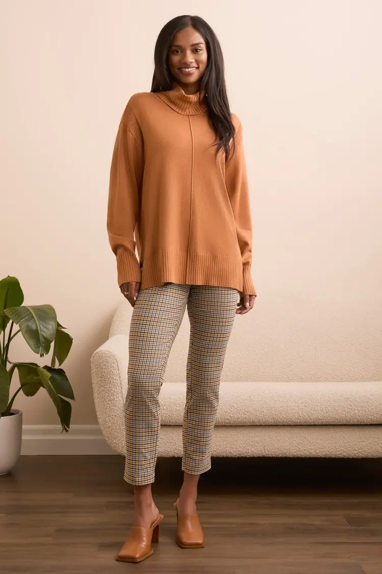 Tribal Tribal Long Sleeve Turtleneck Sweater 2395O