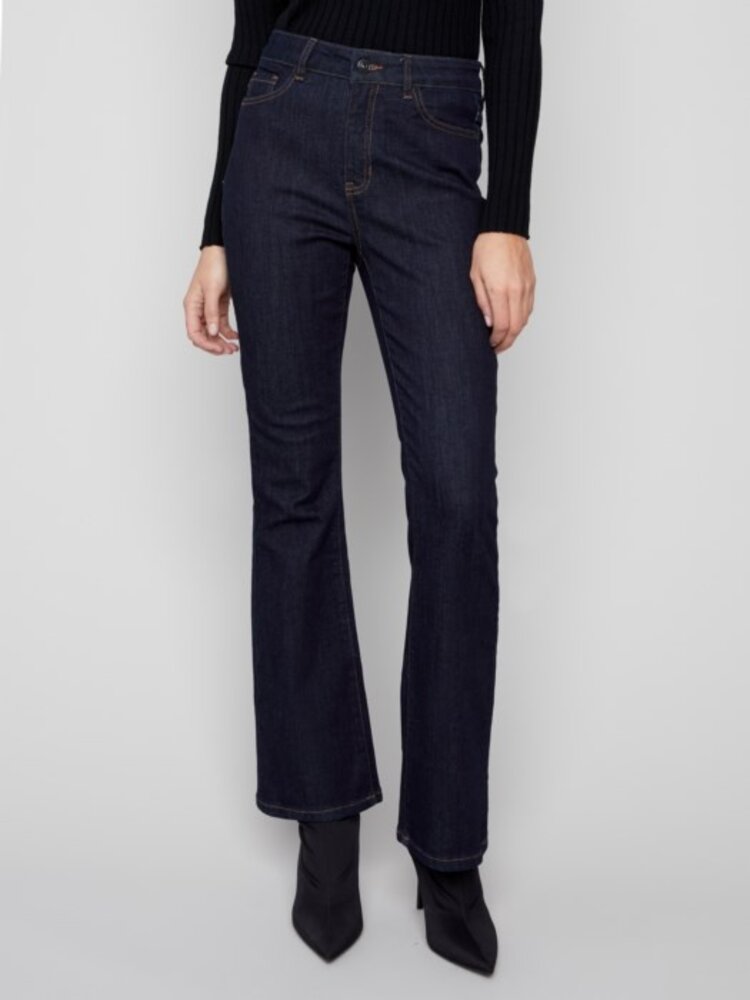 Charlie B Charlie B Bootcut Leg 5 Pocket Stretch Denim Pants C5533R