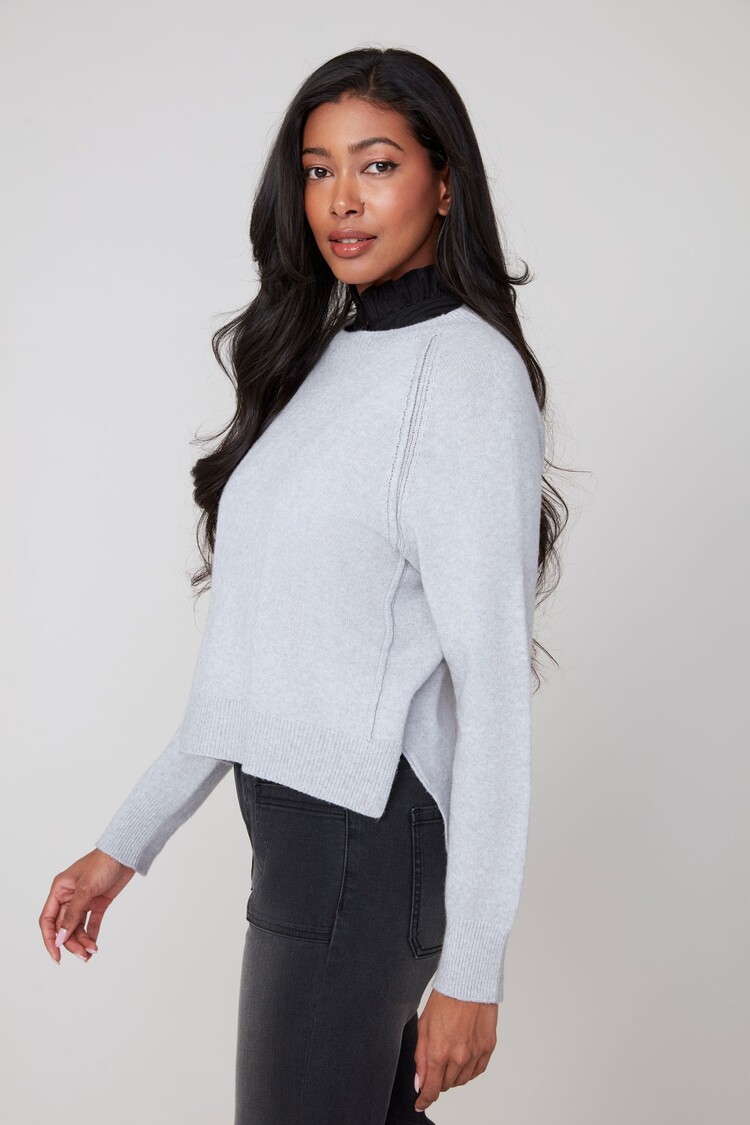 Renuar Renuar R6948 Long Sleeve Crew Neck Sweater