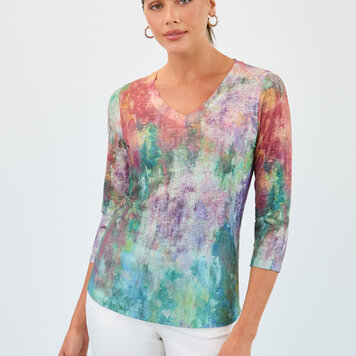 French Dressing Jeans French Dressing Jeans V-Neck Top 3139451