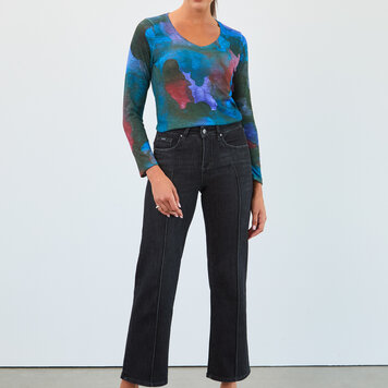 French Dressing Jeans French Dressing Jeans Long Sleeve V-Neck Top 3510955