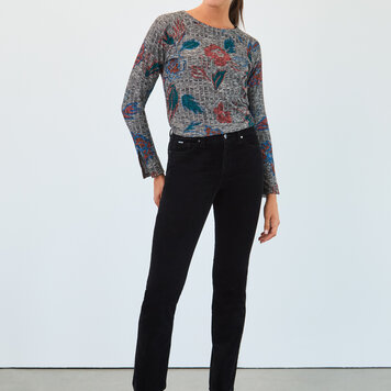 French Dressing Jeans French Dressing Jeans 3421508 Long Sleeve Rib Top