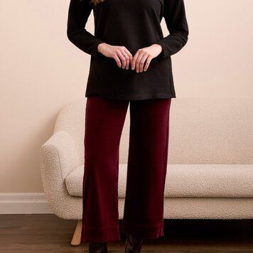 Tribal Tribal Funnel Neck Tunic W/ Side Slits 5898O