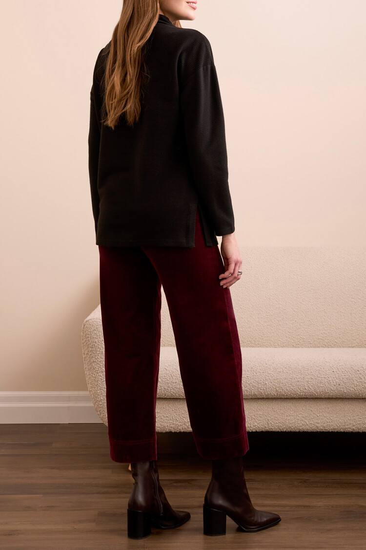 Tribal Tribal Funnel Neck Tunic W/ Side Slits 5898O