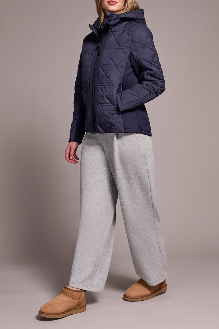 Tribal Tribal Long Sleeve Zip Front Puffer With Removable Hood 2353O