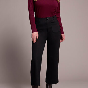 Tribal Tribal High Rise Fly Front Capri With Pockets 2241O