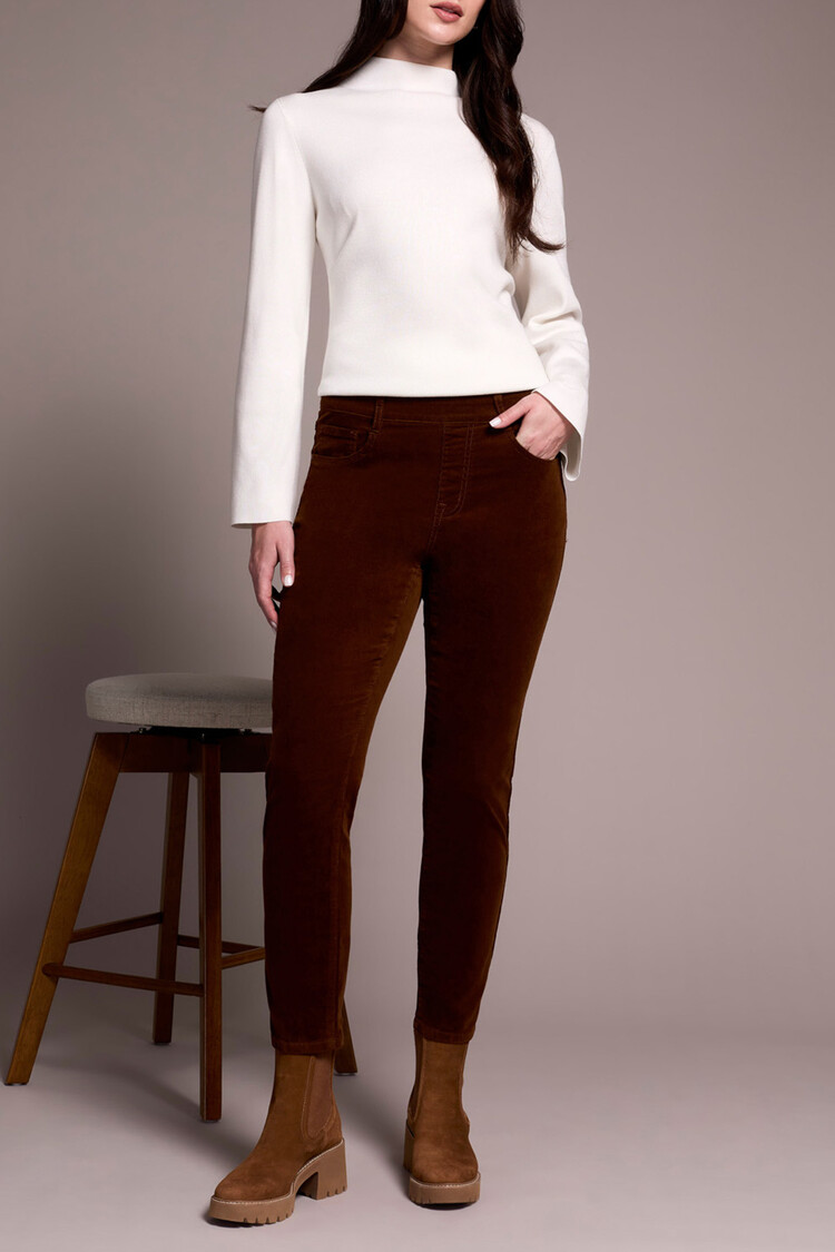 Tribal Tribal Audrey Pull On Slim Ankle Pant With Pockets 5580O