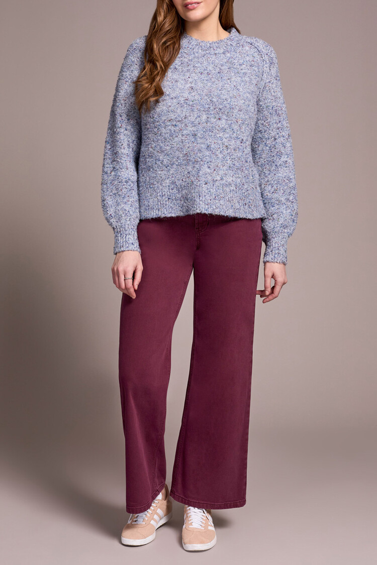 Tribal Tribal Long Sleeve Crew Neck Sweater 2258O